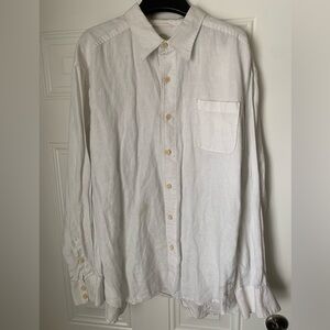 Tommy Bahama 100% Linen Button-Down Shirt Size XL